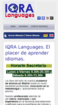 Mobile Screenshot of iqralanguages.com